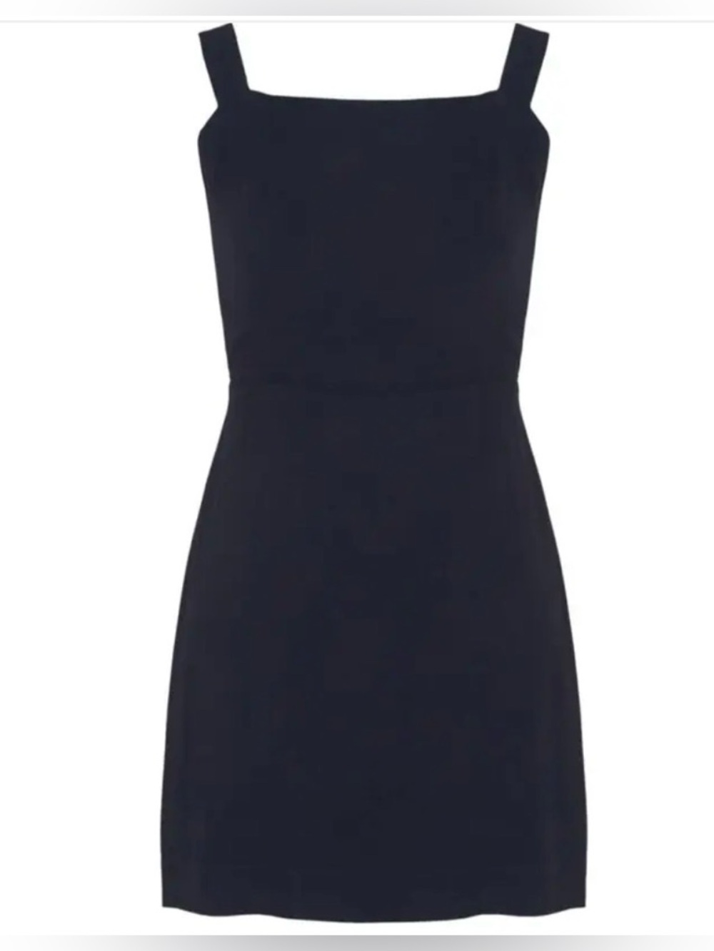 Armani Exchange Black Square-Neck Mini Dress